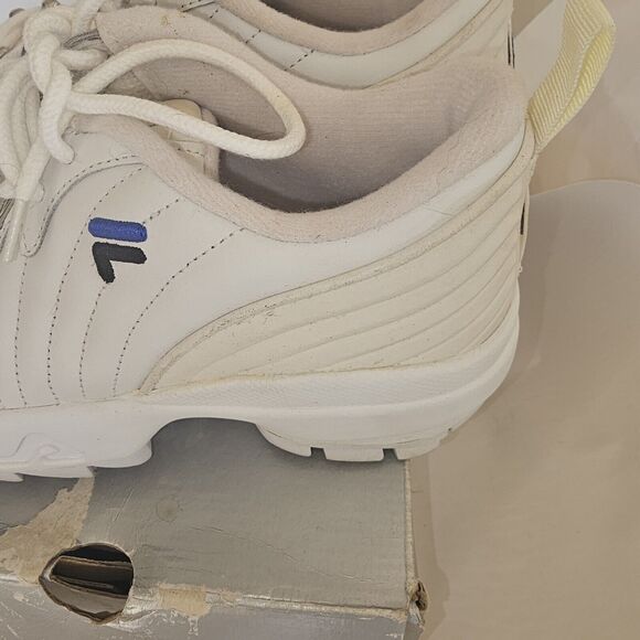 Vtg Fila M'S Disruptor 2002 Embroider White/ Blk/ Royal 7,5 - Picture 5 of 16